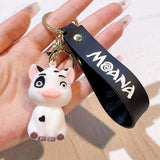 3D PVC Figure Keychain - Moana - Pua Sitting