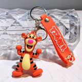3D PVC Figure Keychain - Winnie the Pooh - Tigger Bouncing