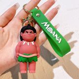 3D PVC Figure Keychain - Moana - Baby Maui Tooth Necklace