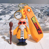 3D PVC Figure Keychain - Dragon Ball Z - Master Roshi With Staff