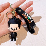 3D PVC Figure Keychain - Hunter X Hunter Leorio Paradinight - Leorio Black Suit
