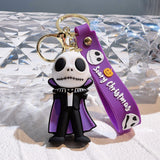 3D PVC Figure Keychain - Horror - Jack Skellington Vampire