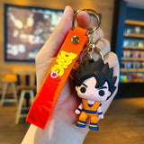 3D PVC Figure Keychain - Dragon Ball Z - Chibi Goku Orange Gi