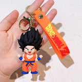 3D PVC Figure Keychain - Dragon Ball Z - Chibi Goku Powering Up