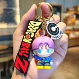3D PVC Figure Keychain - Dragon Ball Z - Chibi Future Trunks Sword