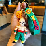 3D PVC Figure Keychain - Dragon Ball Z - Tien Shinhan Classic Outfit