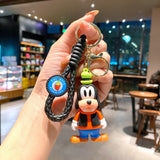 3D PVC Figure Keychain - Mickey and Friends - Goofy Classic Outfit