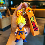 3D PVC Figure Keychain - Dragon Ball Z - Chibi Goku Super Saiyan