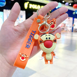 3D PVC Figure Keychain - Winnie the Pooh - Tigger Figure