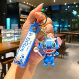 3D PVC Figure Keychain - Lilo & Stitch - Stitch In Chef Outfit Holding Spoon