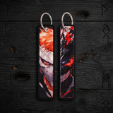 Embroidery Keychain - Bleach - Ichigo Kurosaki (Hollow Mask)