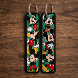 Embroidery Keychain - Mickey Mouse - Mickey Mouse (Green Camo Collage)