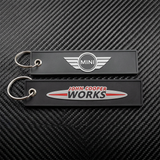 Embroidery Keychain - Auto Brands - Mini John Cooper Works