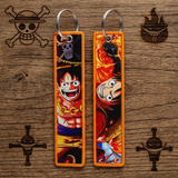 Embroidery Keychain - One Piece - Portgas D. Ace & Luffy