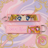 Embroidery Keychain - Sailor Moon - Usagi Tsukino (Eyes & Logo)