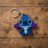 PVC Keychain - Lilo & Stitch - Stitch Sitting