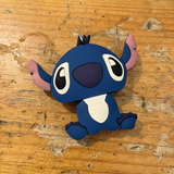 PVC Keychain - Lilo & Stitch - Stitch Sitting With Paws Up