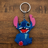 PVC Keychain - Lilo & Stitch - Stitch Sitting Laughing