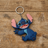 PVC Keychain - Lilo & Stitch - Stitch Sitting Waving