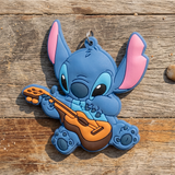 PVC Keychain - Lilo & Stitch - Stitch Playing Ukulele