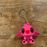PVC Keychain - Lilo & Stitch - Angel Sitting