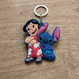 PVC Keychain - Lilo & Stitch - Arms Crossed