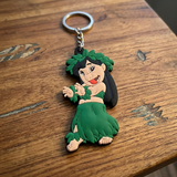 PVC Keychain - Lilo & Stitch - Lilo Hula Dancing