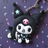 PVC Keychain - Sanrio - Kuromi With Stars