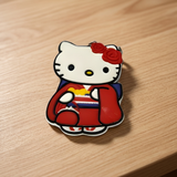 PVC Keychain - Sanrio - Hello Kitty In Red Kimono