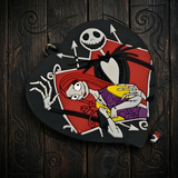 PVC Keychain - The Nightmare Before Christmas - Jack And Sally Heart Embrace