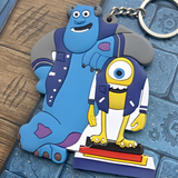 PVC Keychain - Monsters University - Mike & Sully University