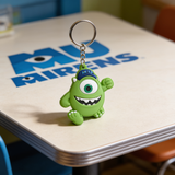 PVC Keychain - Monsters, Inc. - Mike Wazowski With Cap Waving