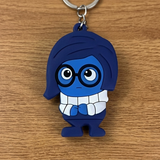 PVC Keychain - Inside Out - Sadness