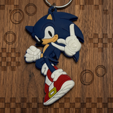 PVC Keychain - Sonic the Hedgehog - Sonic Thumbs Up