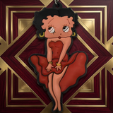 PVC Keychain - Betty Boop - Classic Red Dress