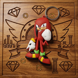 PVC Keychain - Sonic the Hedgehog - Knuckles Standing