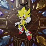 PVC Keychain - Sonic the Hedgehog - Super Sonic