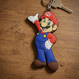 PVC Keychain - Super Mario - Mario Waving
