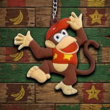 PVC Keychain - Super Mario - Diddy Kong