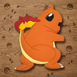 PVC Keychain - Pokémon - Charmander (Looking Back Flame Tail)