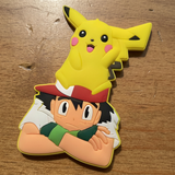 PVC Keychain - Pokémon - Ash Ketchum With Pikachu