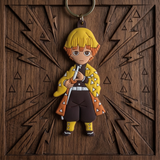PVC Keychain - Demon Slayer - Zenitsu Agatsuma Standing With Sword