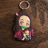 PVC Keychain - Demon Slayer - Nezuko Kamado Hugging Tanjiro