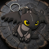 PVC Keychain - How to Train Your Dragon - Toothless (Night Fury)
