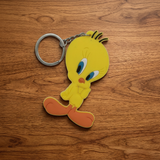 PVC Keychain - Looney Tunes - Tweety Strutting in Profile, Looking Down