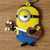 PVC Keychain - Minions - Stuart With Guitar