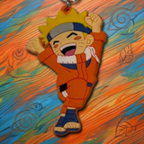 PVC Keychain - Naruto - Uzumaki Happy Jump