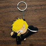 PVC Keychain - One Piece - Sanji Kicking