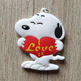 PVC Keychain - Peanuts - Snoopy With Love Heart