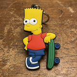 PVC Keychain - The Simpsons - Bart With Skateboard